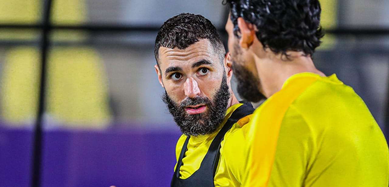 كريم بنزيما لاعب الاتحاد