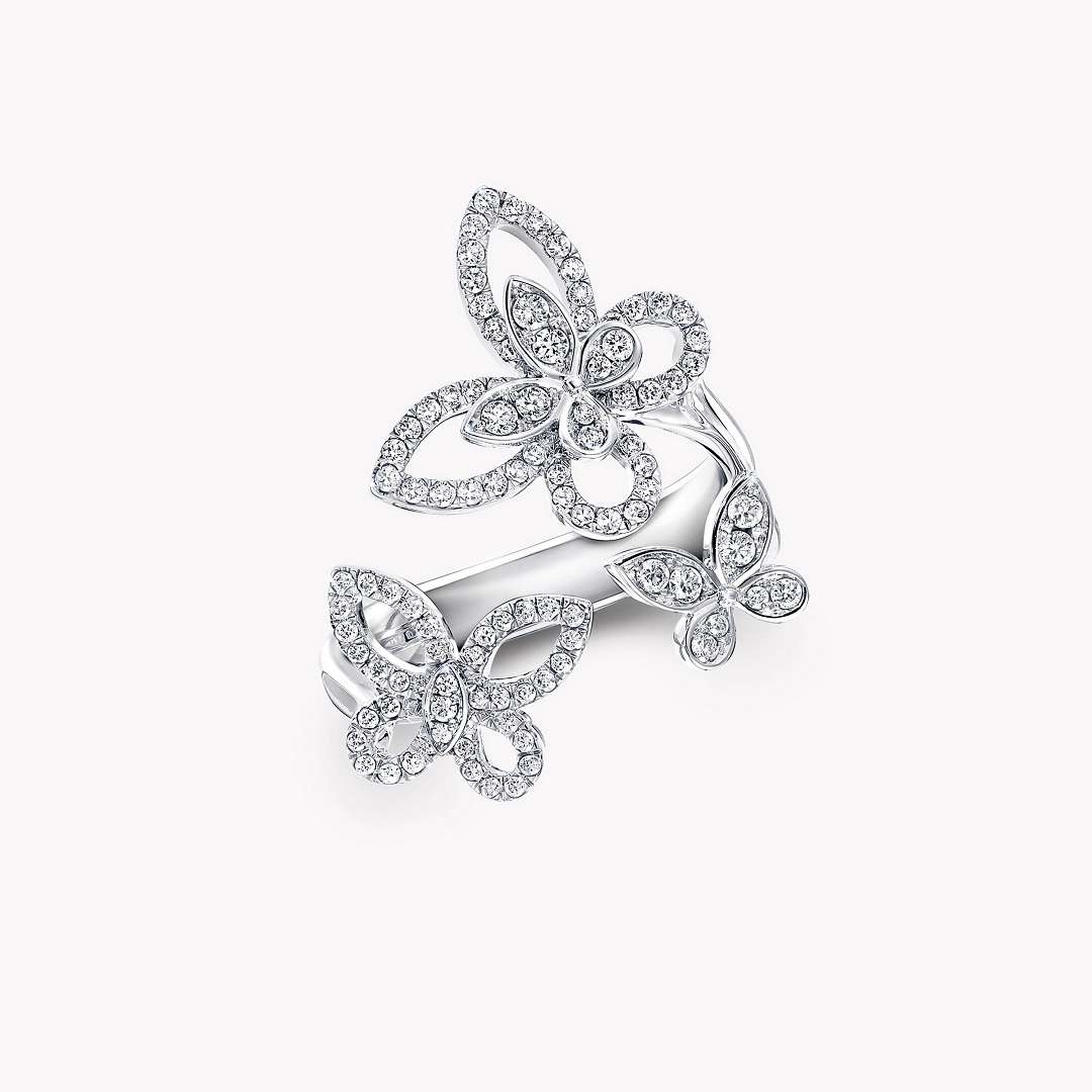 خاتم Triple Butterfly من  «Graff»