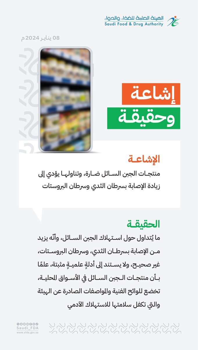 هل منتجات «الجبن السائل» تسبب الإصابة بالسرطان؟
