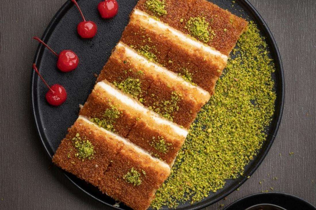 البسبوسة بالقشطة