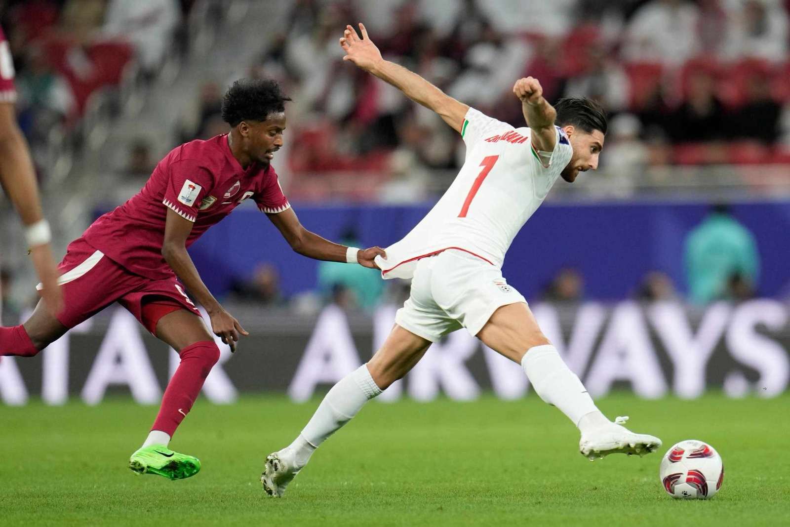 منتخب قطر ضد إيران