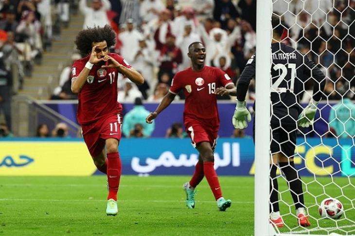مباراة قطر والأردن