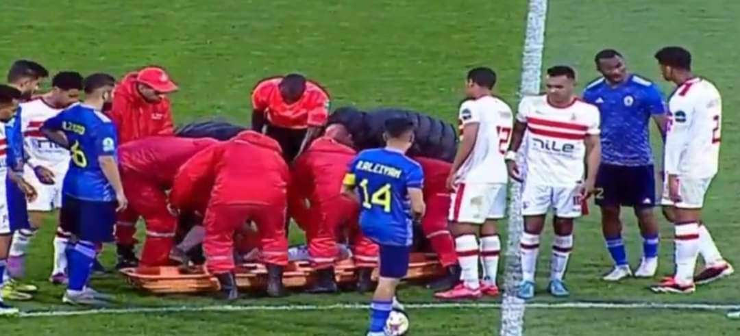 إصابة أحمد سيد زيزو لاعب الزمالك المصري