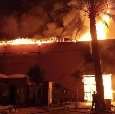 حريق داخل لوكيشن تصوير مسلسل الكبير أوي