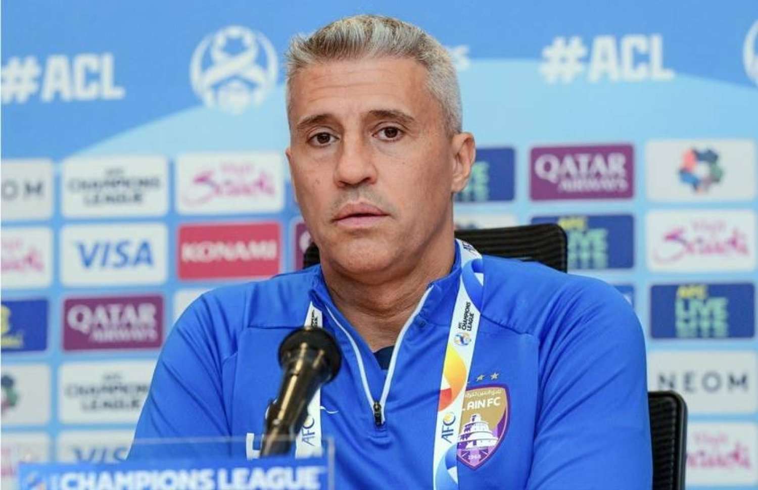 هرنان كريسبو المدير الفني لنادي العين الإماراتي