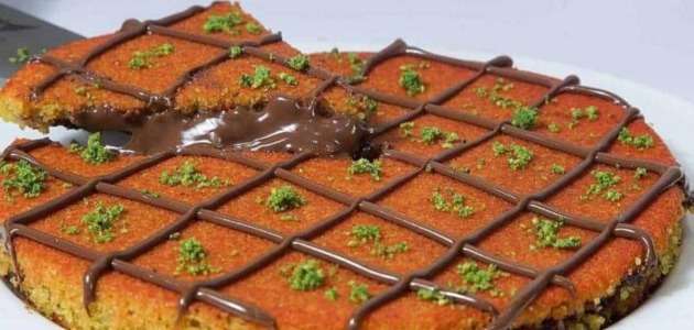 طريقة عمل الكنافة بالنوتيلا