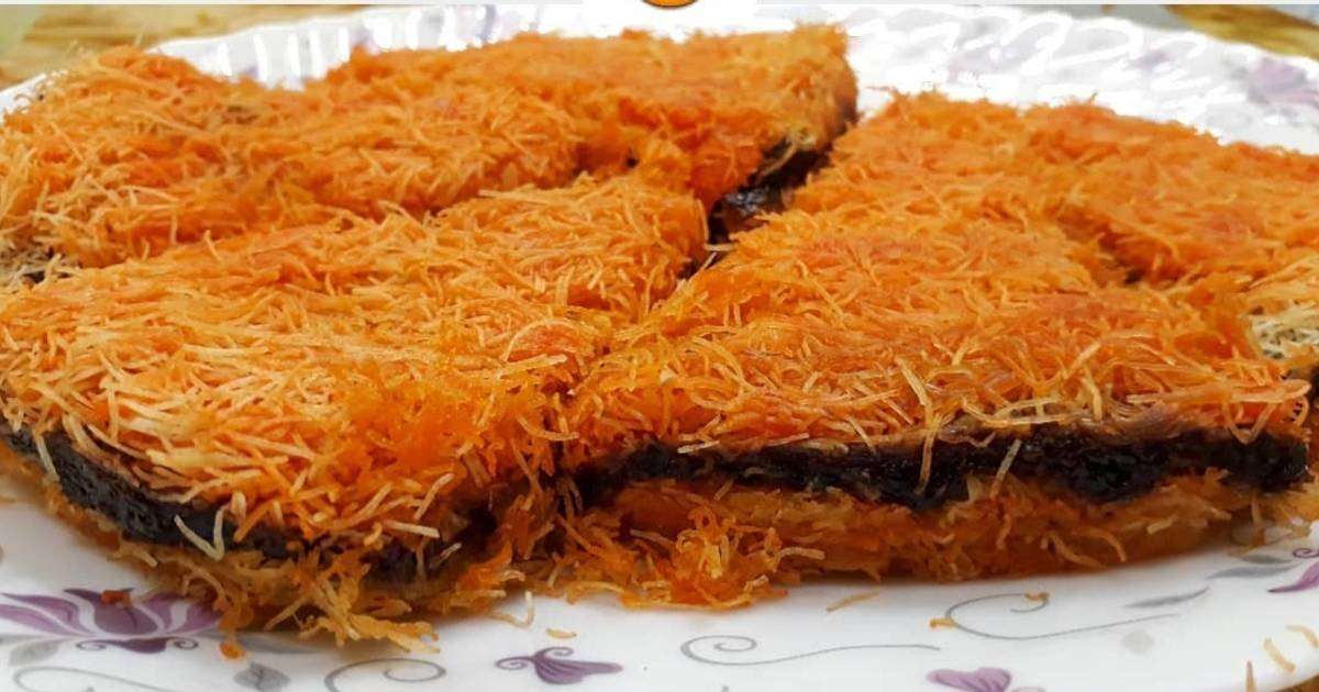 طريقة عمل الكنافة بالنوتيلا
