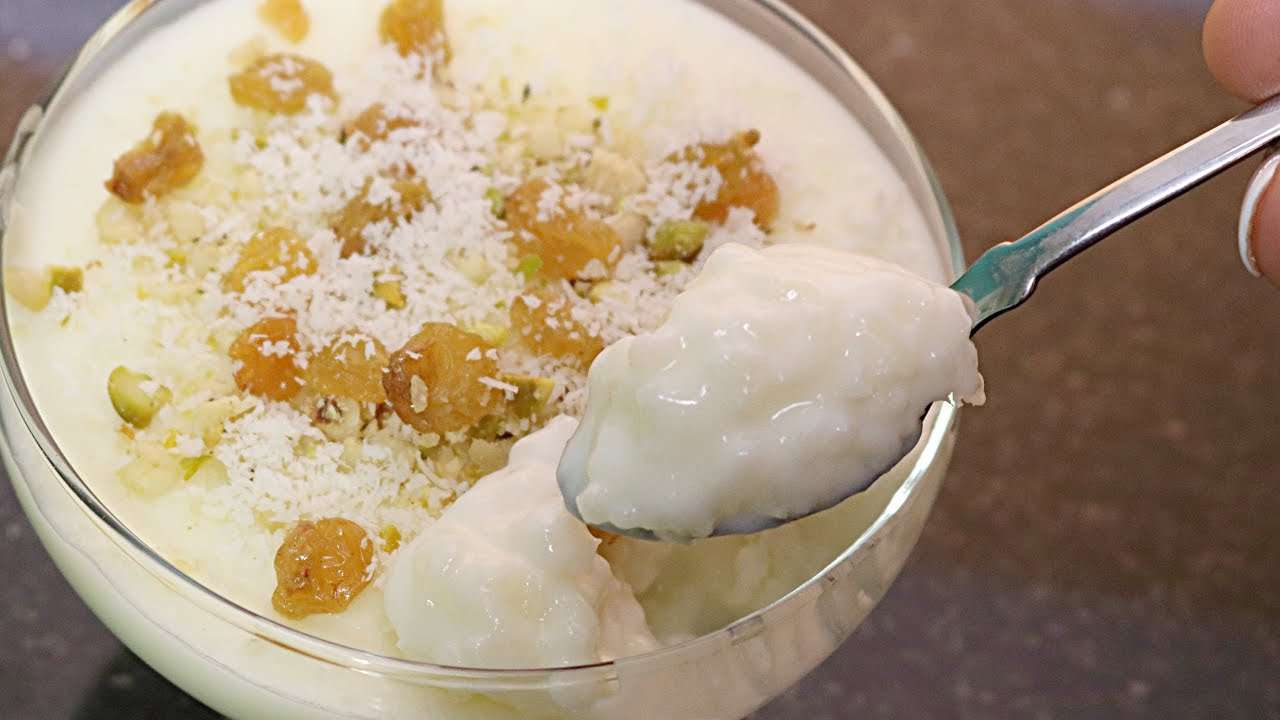 طريقة عمل الأرز بلبن في المنزل