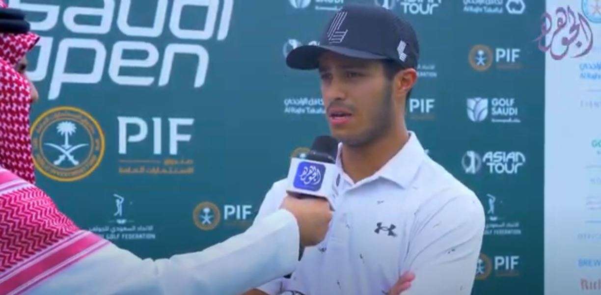 معاذ السبيعي لاعب المنتخب السعودي للجولف