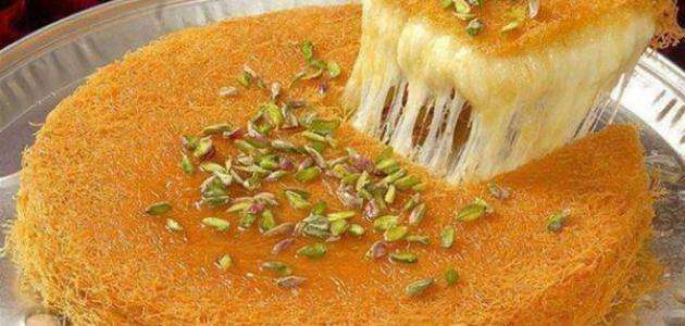 طريقة عمل الكنافة بالقشطة