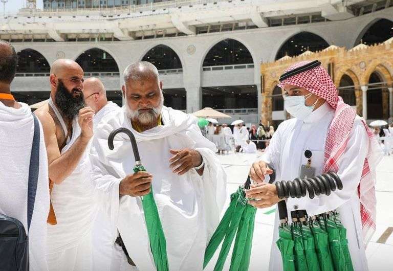 جهود المملكة العربية السعودية لراحة الحجاج في ظل ارتفاع درجات الحرارة