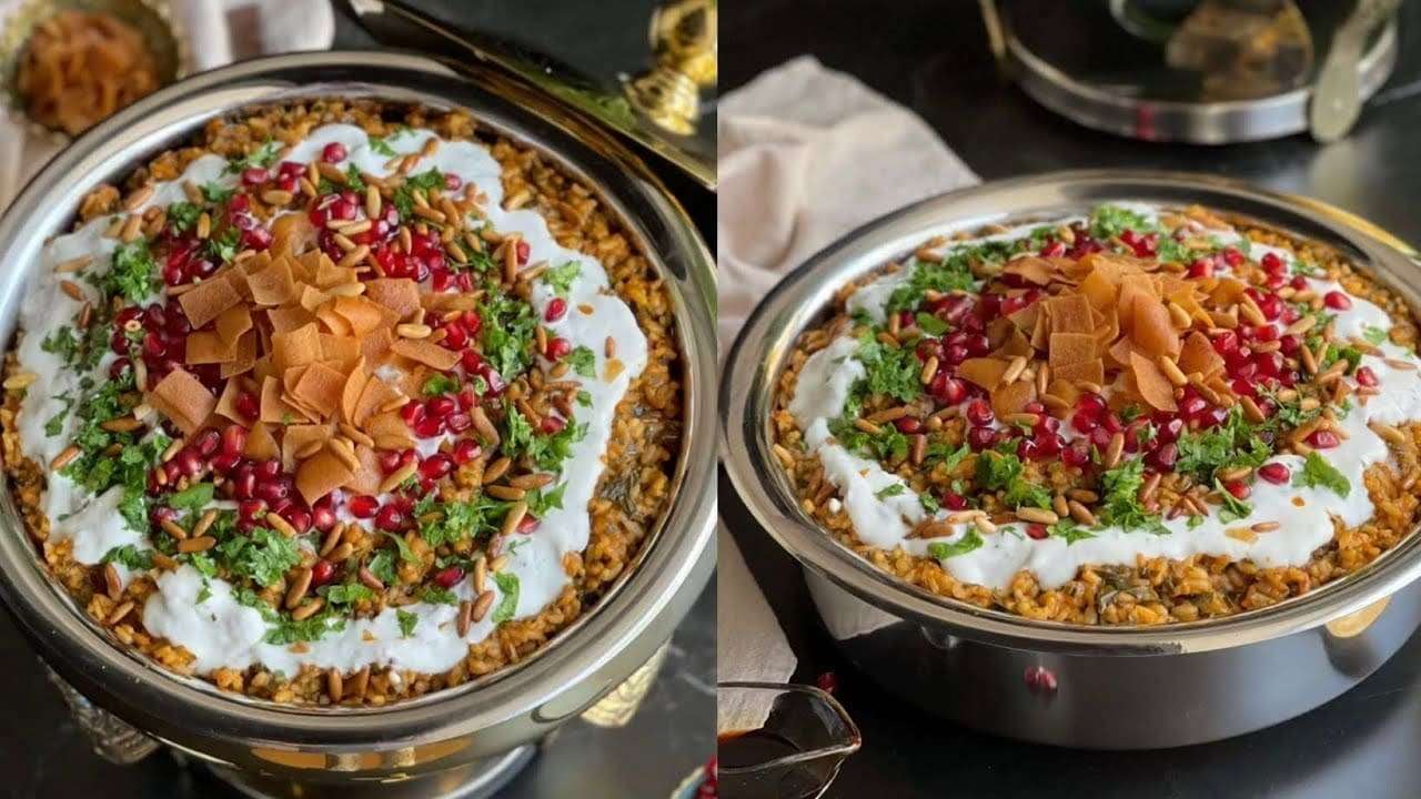 فتة ورق العنب